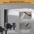 Shower Faucet Set,Ceiling Mount 16 Inch Shower Head,6 Inch Shower Head, 2 In 1 Handheld-119700836