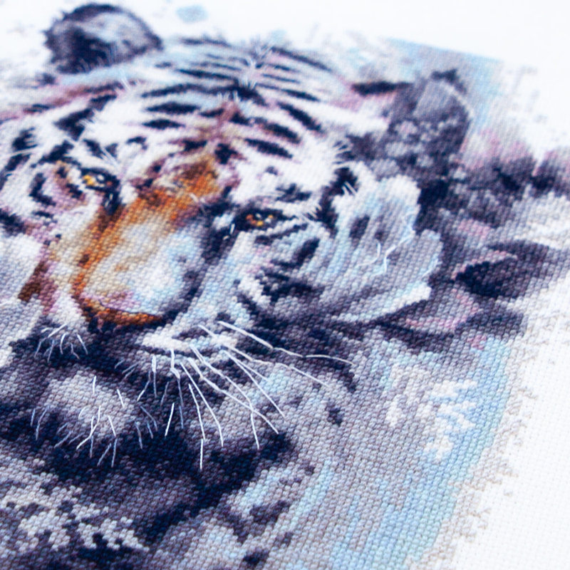 The White Tiger Counted Cross Stitch Kit by Magic Needle 70-14