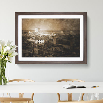 Cuba Skyline - Picture Frame Painting