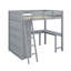 Lit mezzanine double avec bureau et tablettes-1377300920