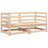 Ophelia & Co. Patio Sofas Corner 2 Pcs 27.6"X27.6"X26.4" Solid Wood Pine-836753085-814820414