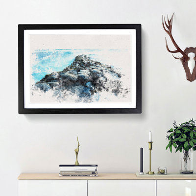 Giants Causeway in Bushmills - Picture Frame Painting Print
