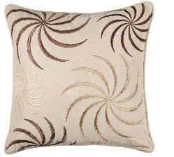 Swirl Cushion Cover in Cream