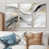 Toile naturelle avec cadre flottant