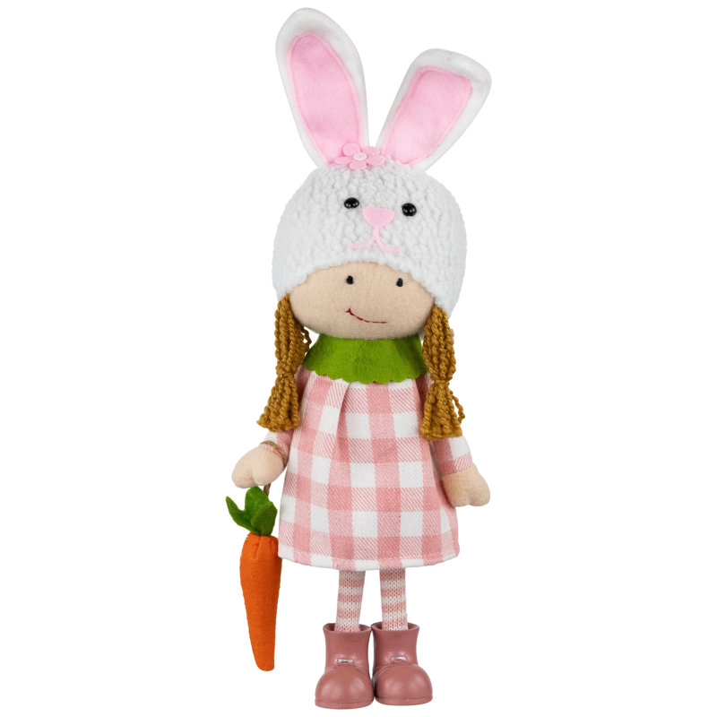 Figurine de Pâques avec un chapeau de lapin