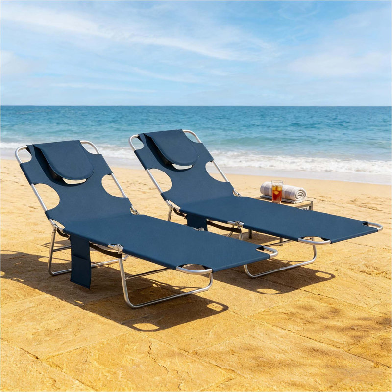Méridiennes d'extérieur, 2 chaises de bronzage