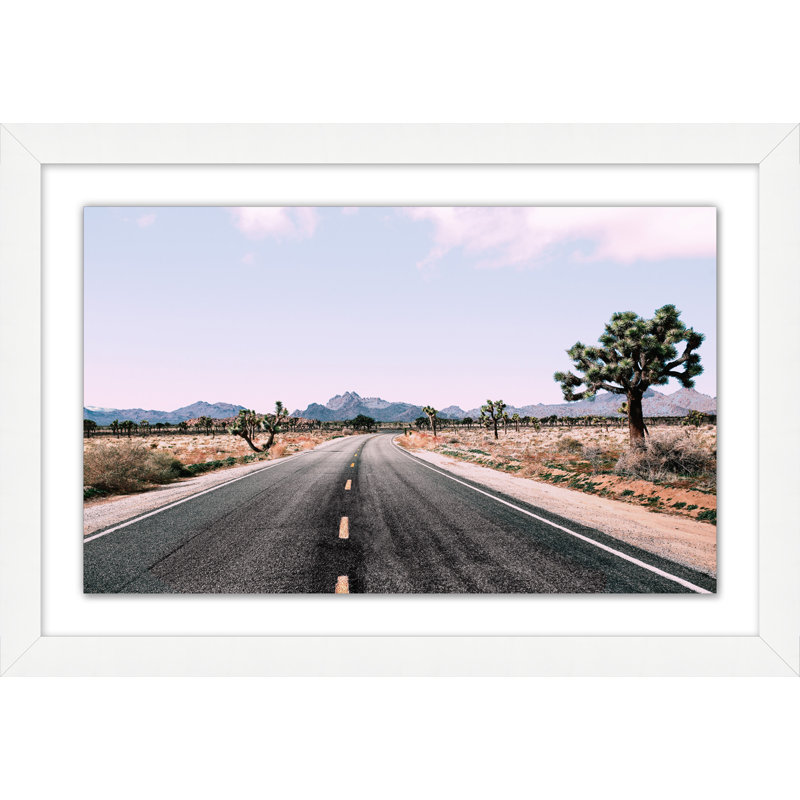 Desert Landscape 2 Print by Christopher Kennedy, 15.75" H x 22.75" W x 1.75" D, White