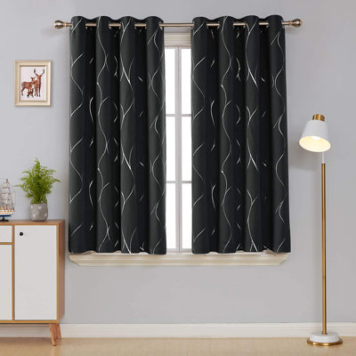 Kellda Thermal Room Darkening Polyester Curtain Panels