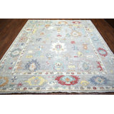 Transitional One-of-a-Kind Rectangle 8'4" X 9'7" Hand Knotted Area Rug
