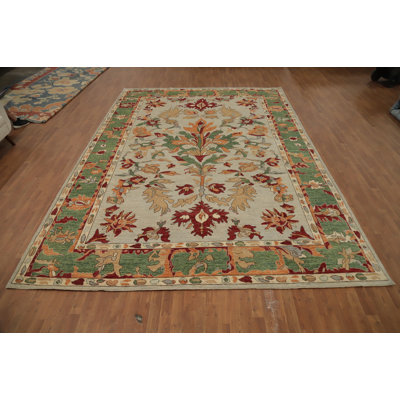 Vegetable Dye Oushak Oriental Large Rug 10x14