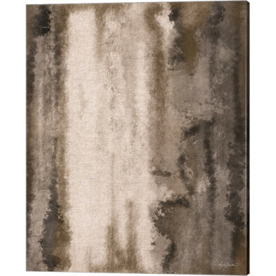Mocha Java Abstract 1 by Angela Bawden - Wrapped Canvas Painting