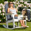 Coussin de chaise épais Adirondack, coussins de patio à haut dossier-1451131027-1451131036