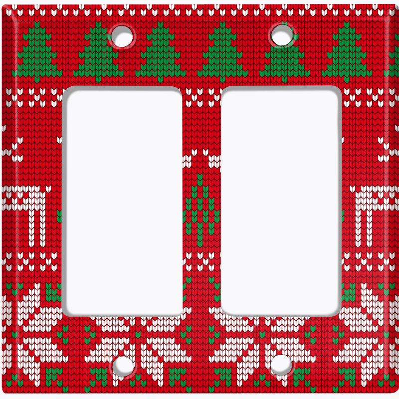 Plaque de Noël pour arbre de Noël à 2 bandes