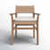 Hamlin Dining Armchair With Cushion-Double Twisted Paper Cord
