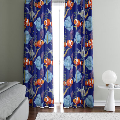 Semi Sheer Curtain Pair