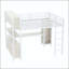 Lit mezzanine en métal avec garde-robe, bureau en L et cubes de rangement-128515255-128515252