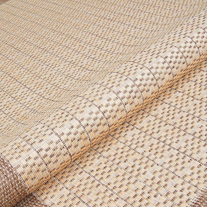 Fierce Campo Tan-Black Indoor/Outdoor Area Rug, Round 7'6"
