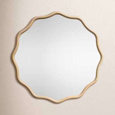 30" Solid Wood Accent Mirror