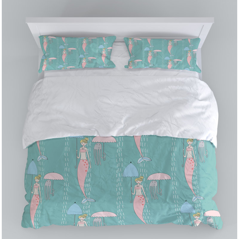  Bedding, Twin Duvet Cover + 1 Queen Sham