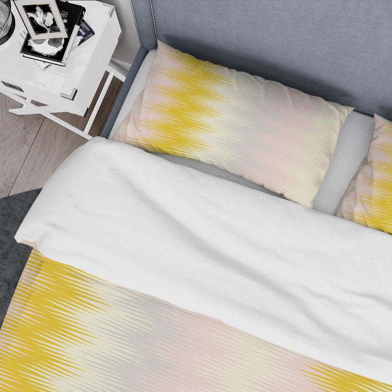  Ensemble de housse de couette Elginpark Retro Abstract IV Mid-Century, Housse simple + 1 taie décorative
