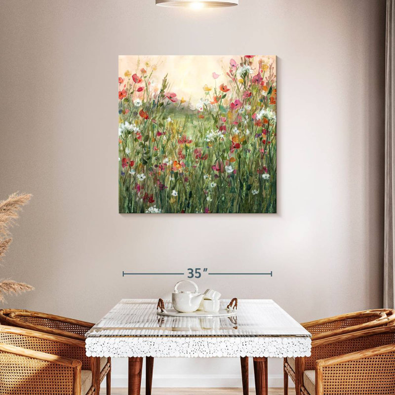Délicat printemps en pleine floraison, H 36 po x l 36 po