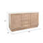 Buffet Dilly, 60 po, 4 tiroirs, 2 portes, plateau gris