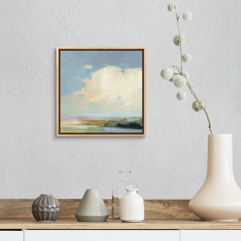 «Colorful Horizon II» par Julia Purinton, reproduction d'art sur toile, H 13,25 po x l 13,25 po, Toile avec cadre photo