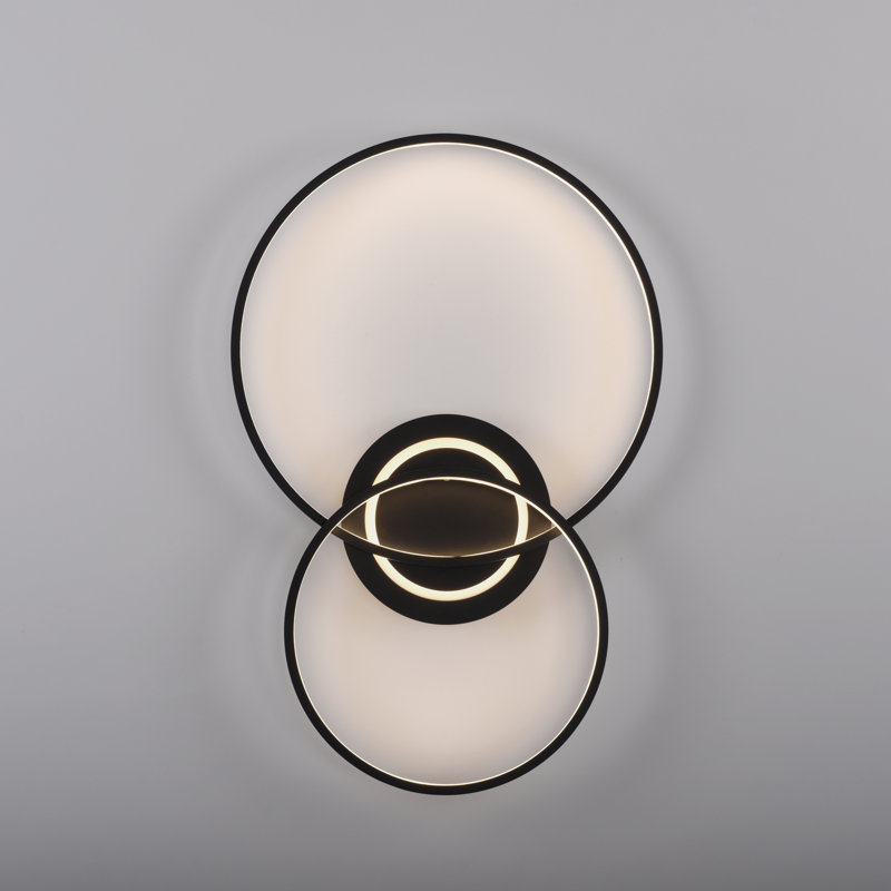 Campeon LED Flush Mount, Black