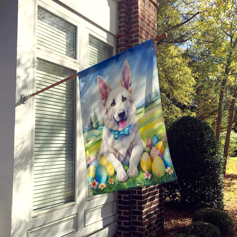 Easter Egg Hunt Double Sided 40'' H x 28'' W Polyester Easter House Flag