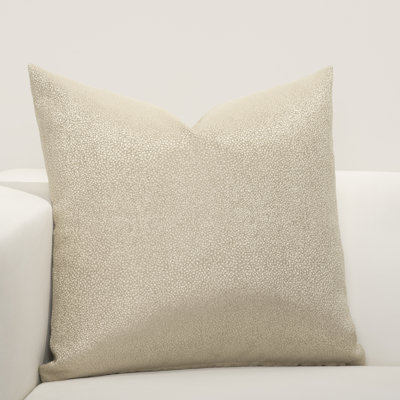 Effervescent Metallic Throw Pillow