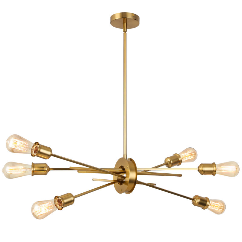 Wenger 6 - Light Dimmable Sputnik Chandelier