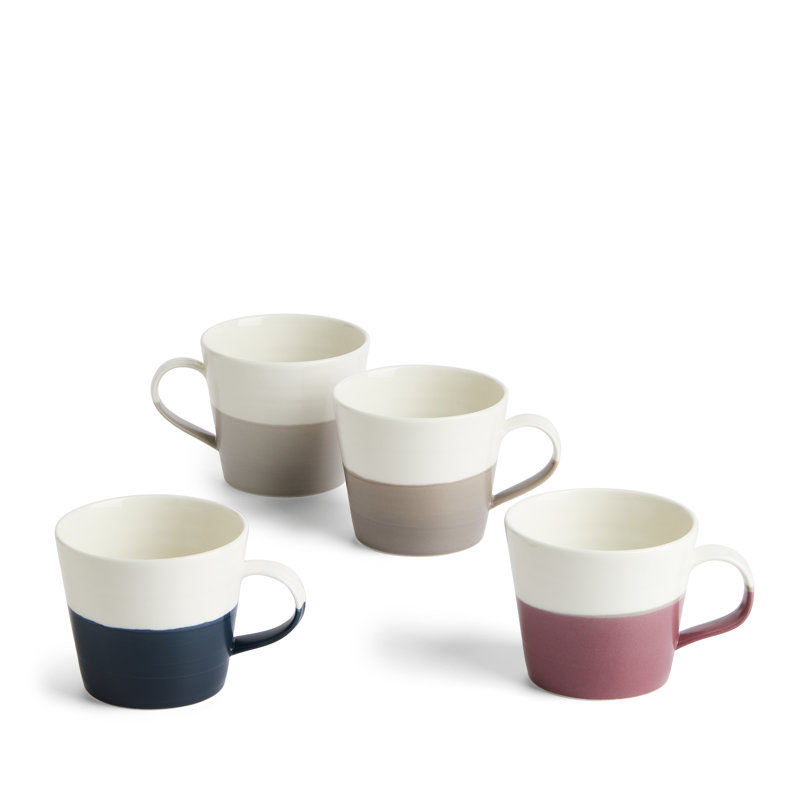 Grande 4 Piece Mug Set, 260 ml