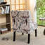 Canapé contemporain en tissu à imprimé floral violet - Coussin moelleux et structure en bois massif