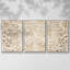 «Walnut Damask I», reproduction sur toile flottante 3 pièces-1380988181-1380988180