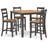 Malkin 4 - Person Four Leg Dining Set