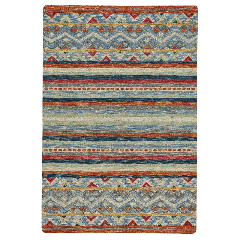 Currie Performance Hand Tufted Wool Geometric Indoor Rug, Runner 2'6" x 8'