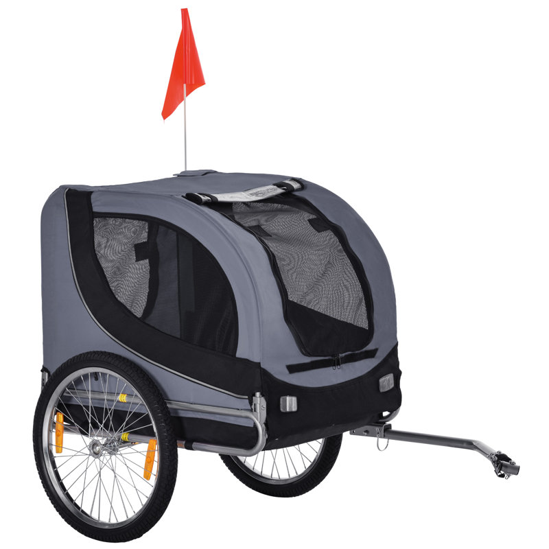 Collapsible Pet Carrier, 130cm H x 90cm W x 110cm D, Grey