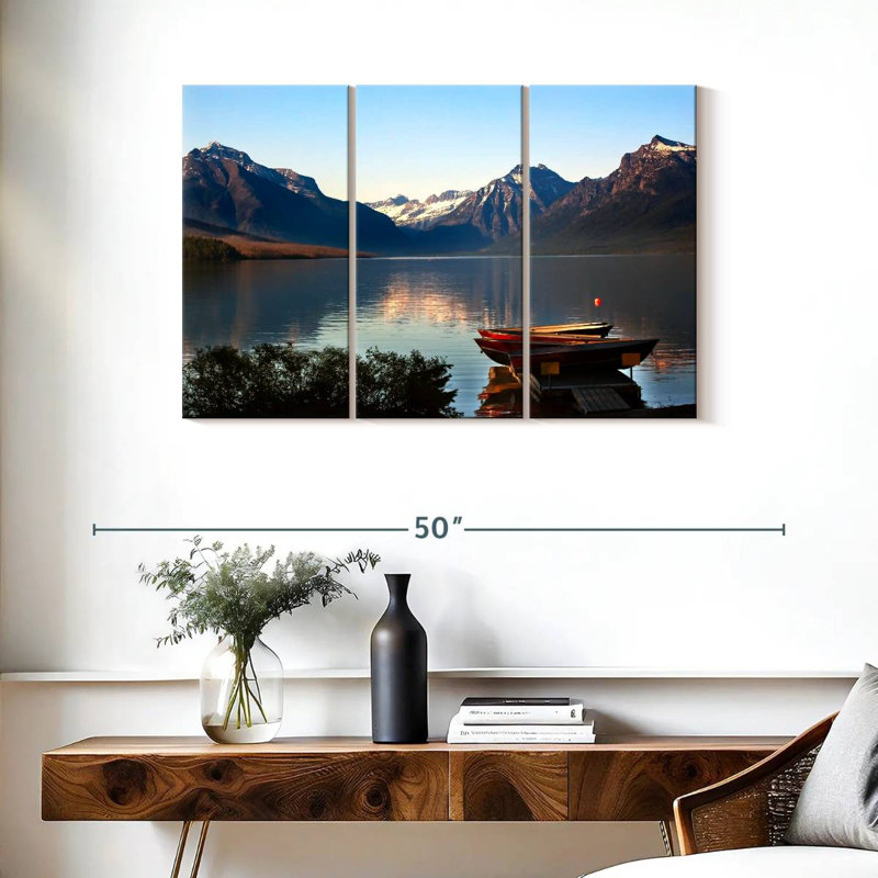 Alvord Lake McDonald Boats, 24" H x 38" W