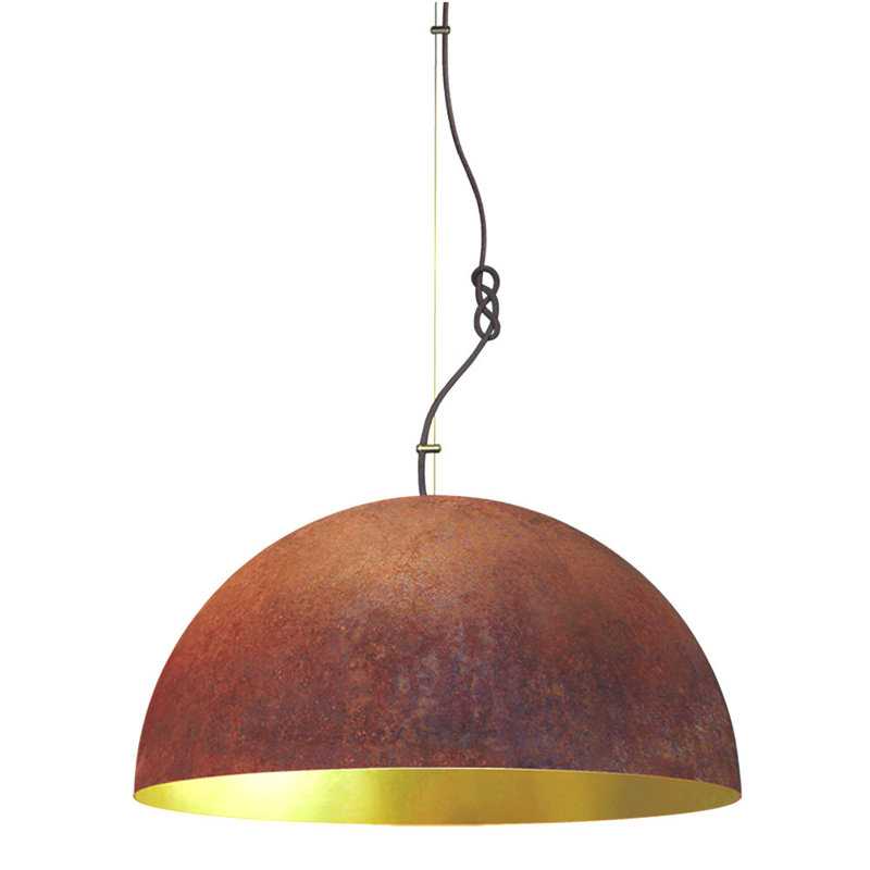Queen 3 - Light Pendant, 108" H x 35" W x 35" D, Brown