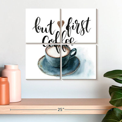 Tergel But First Coffee Cafe Quote