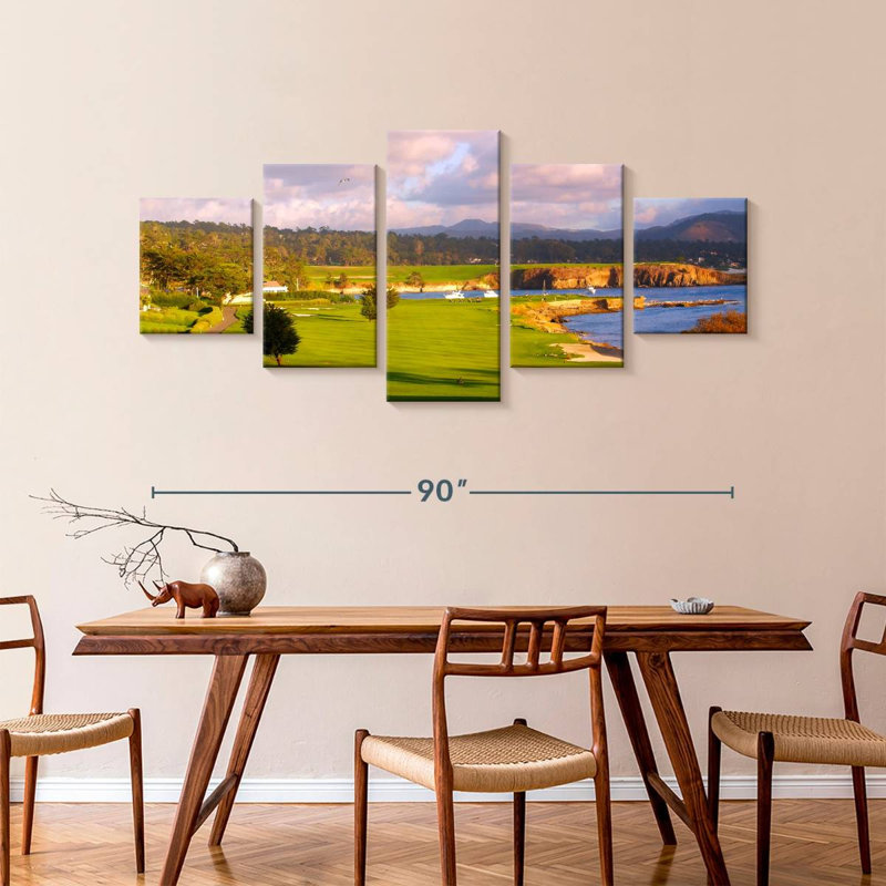 Parcours de golf Pebble Beach, H 42 po x l 92 po