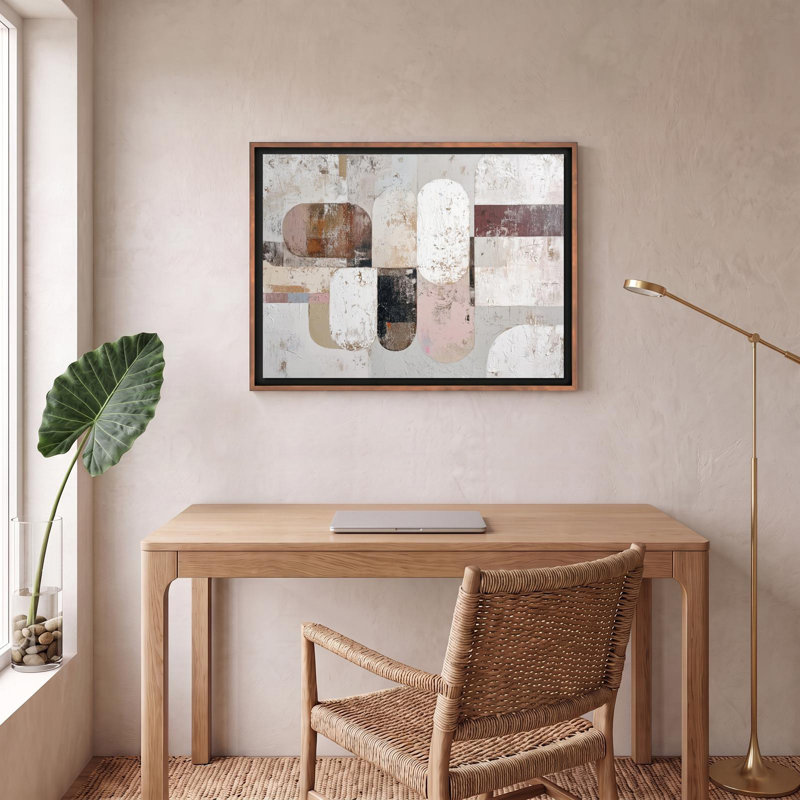 Earthen Geometry, 40" H x 30" W