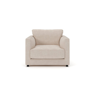 Chaise et demi rembourrée Milo