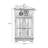 Nut-brown Solid Wood+Glass Display Cases