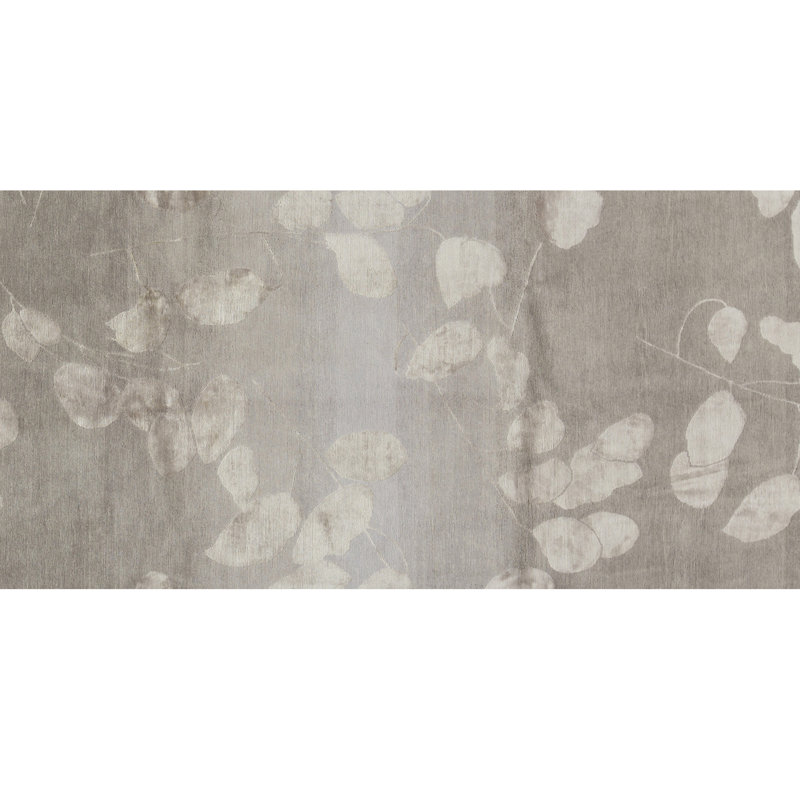 Hand-Knotted High-Quality Gray Area Rug