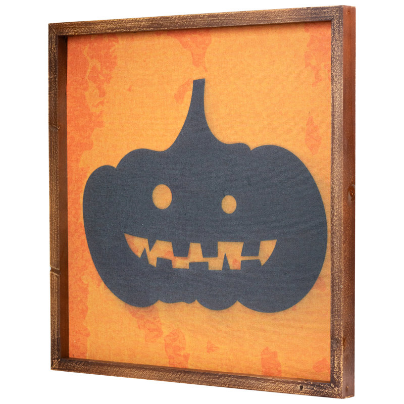 Décoration murale 15,75 po Black Jack O Lantern