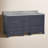Tilford 72" Double Bathroom Vanity with Marine Gray Cabinet and Carrara Marble Countertop-1781144085
