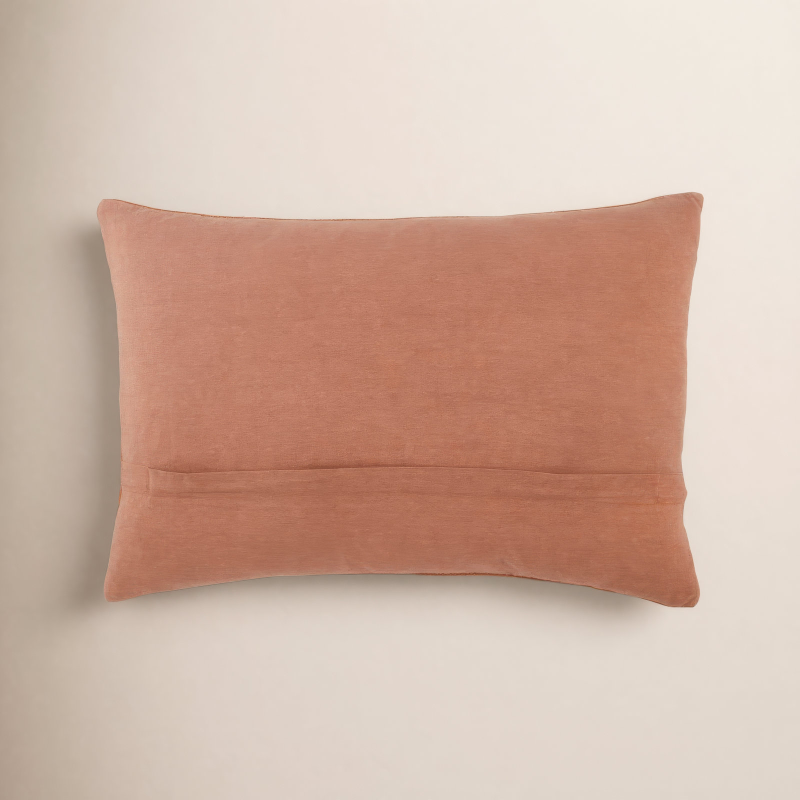 Estela Geometric Cotton Lumbar Throw Pillow, Down, Orange