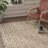 Bennett Hand Woven Wool/Cotton Geometric Rug in Ivory-22531682