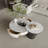 Danieka No-Assembly Required, Light Luxury Nesting Coffee Table With Faux Marble Countertop, Round-1077190101